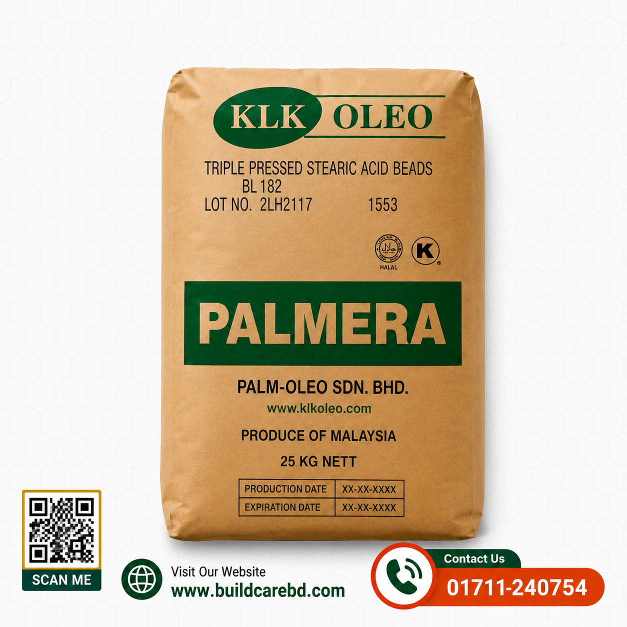 Palmera Triple Pressed Stearic Acid