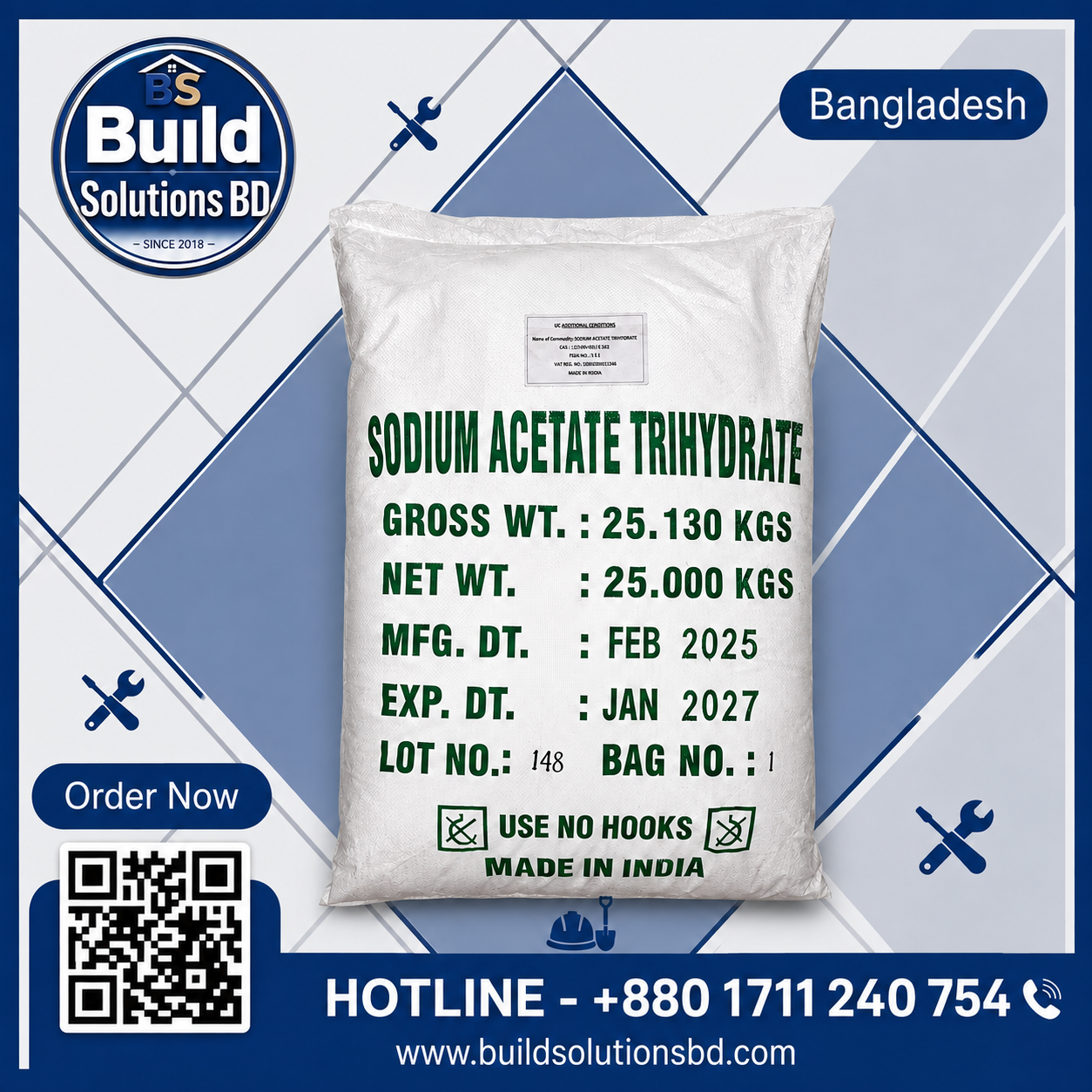 Sodium Acetate Trihydrate